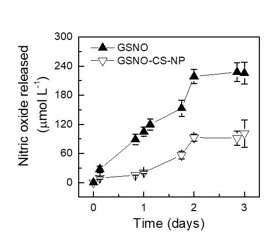 Encapsulation of S-nitrosoglutathione into chitosan nanoparticles improves drought tolerance of sugarcane plants