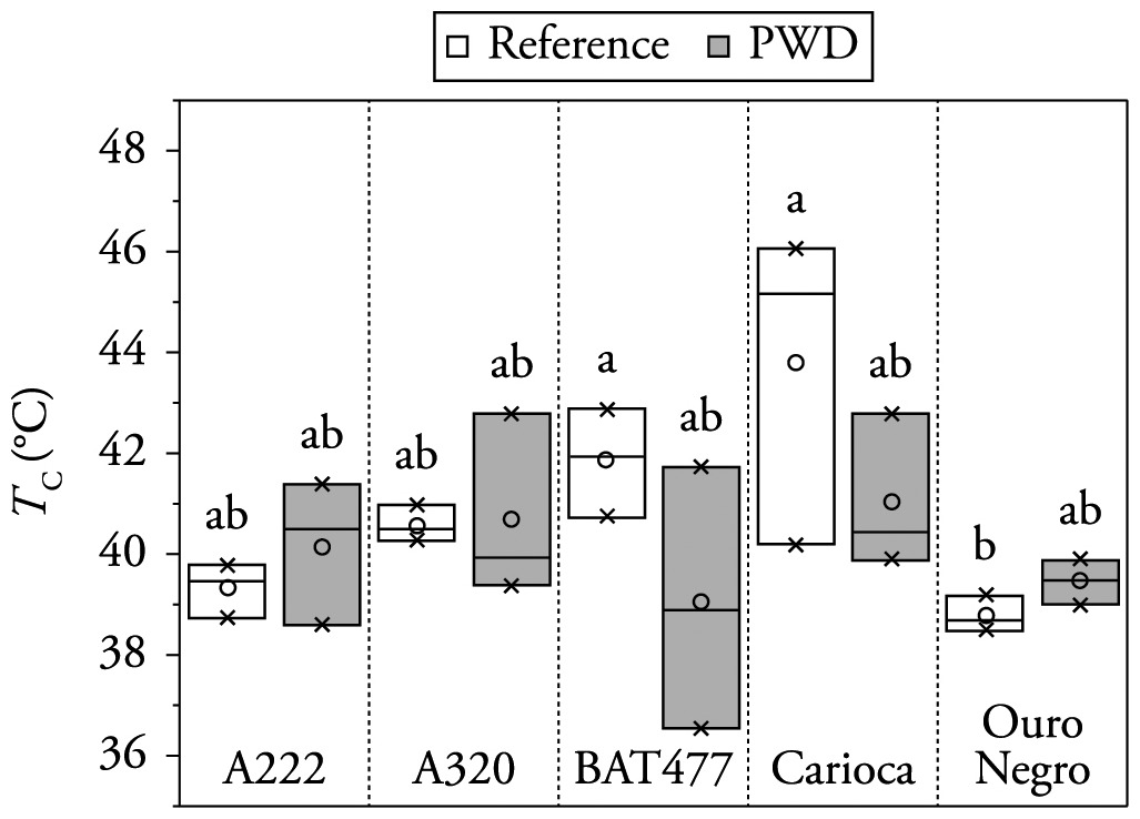 Can the critical temperature for photochemical damage in common bean plants be changed after a drought event?